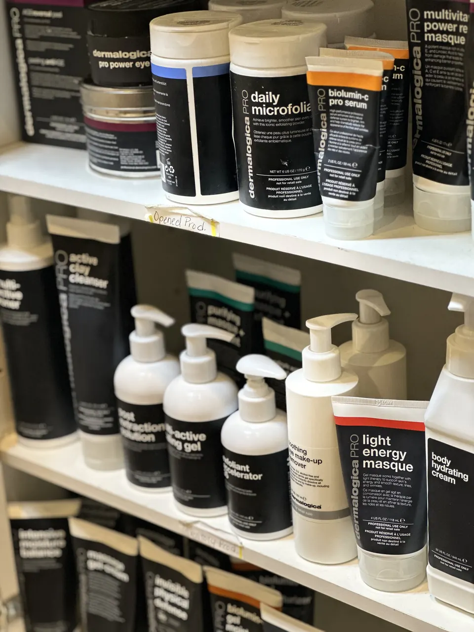 Dermalogica skin care products at Shortino's Salon & Spa in York, PA