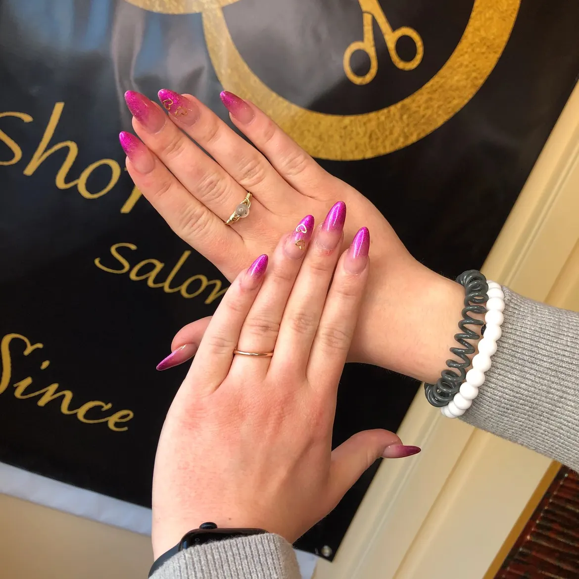 Manicure nail art by Shortino's day spa in York, PA