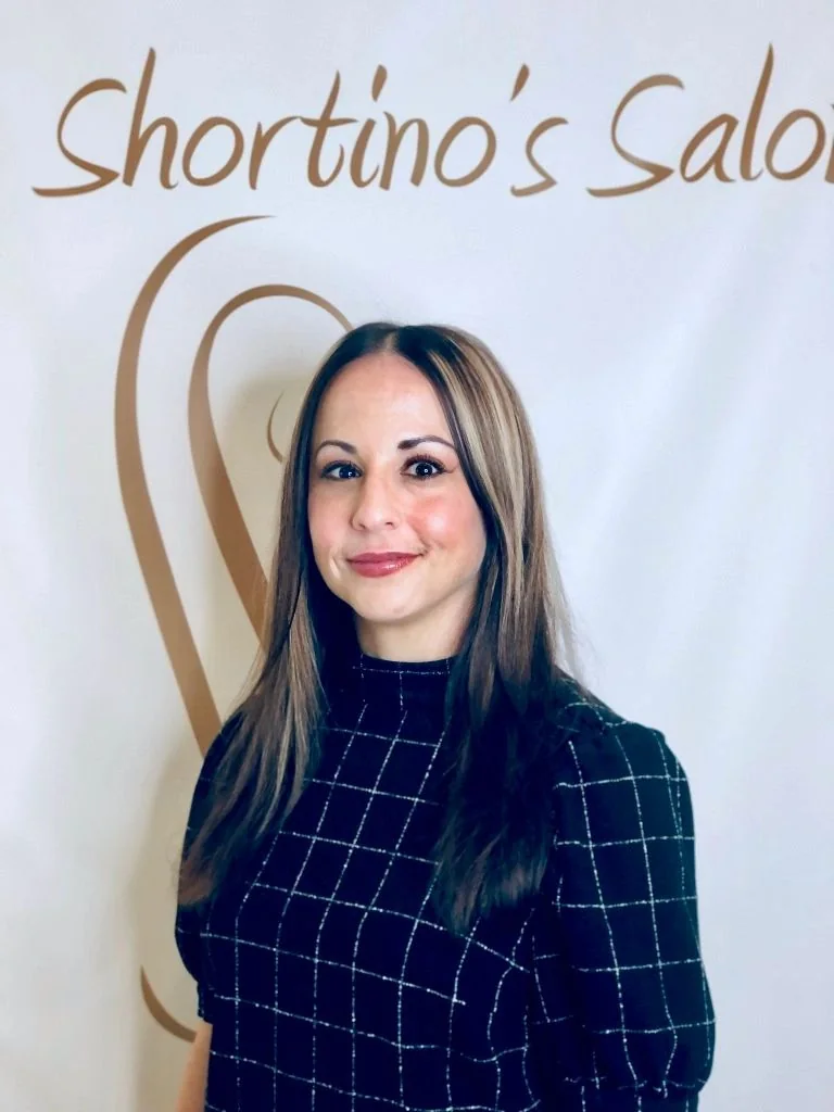 Renee, hair stylist and educator at Shortino’s Salon & Spa